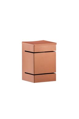 Arandela Evoque 1 Lmpada E-27 632/1 15x9,5x9,5cm Aluzinc Cobre Dital