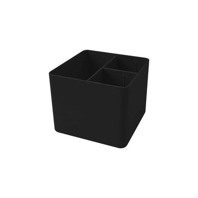Porta Objetos Preto com 3 Divisrias Dello
