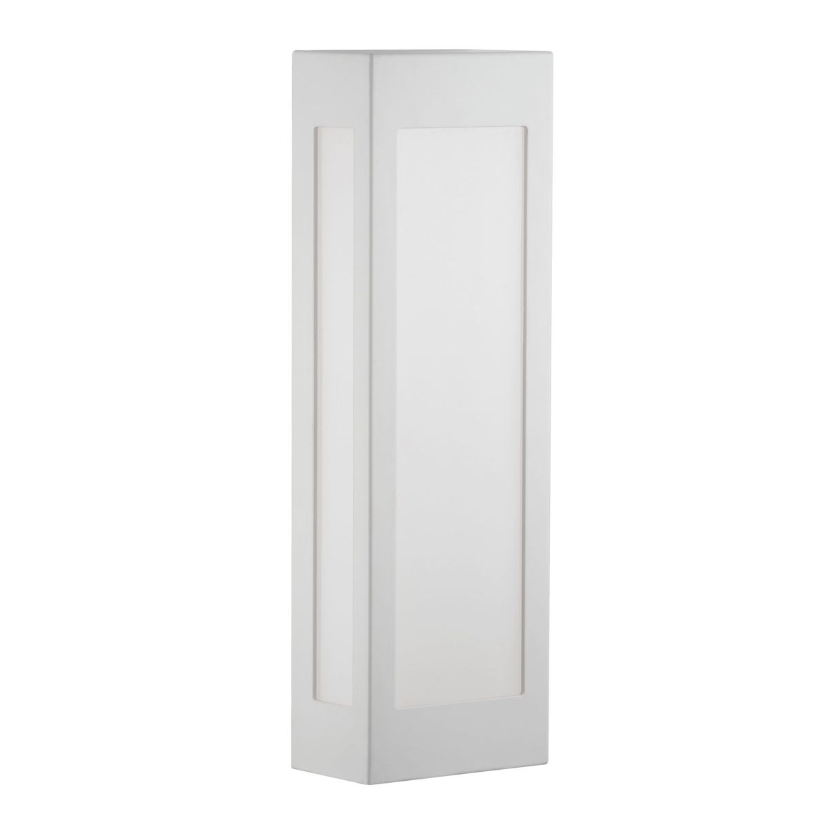 Arandela Prime 1 Lâmpada e 27 440 40x12,5x8cm Polipropileno Branco Dital, marca Dital - Foto Principal