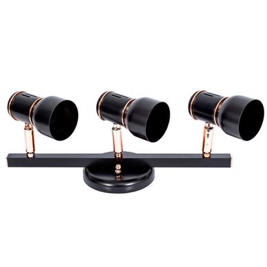 Trilho New Pint 3 L�mpadas 18x13x41cm E27 Alum�nio Preto e Cobre Dital