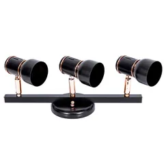 Trilho New Pint 3 Lâmpadas 18x13x41cm E27 Alumínio Preto e Cobre Dital