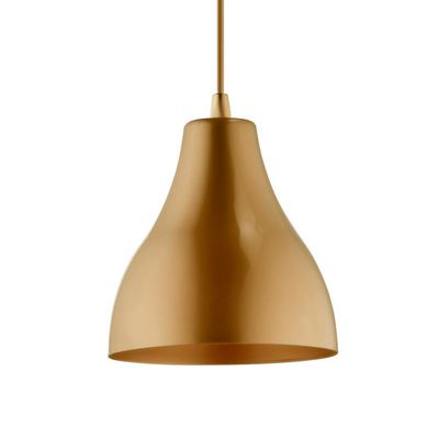 Pendente Loft 1 Lmpada E27 311/1 90x16x12cm Polipropileno Ouro Velho Dital