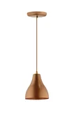 Pendente Loft 1 Lâmpada E27 - 311/1 90x16x12cm Polipropileno Cobre Dital
