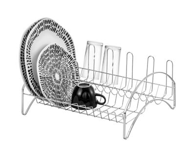 Escorredor de Louas Cama Laminado 12 Pratos Cromado Passerini