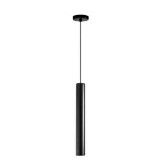 Pendente Clarin Tubo 2'' 505/1 120x9x9cm Alumínio Preto Dital