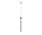 Pendente Clarin Tubo 2'' 507 120x9x9cm Alumínio Branco e Cobre Dital