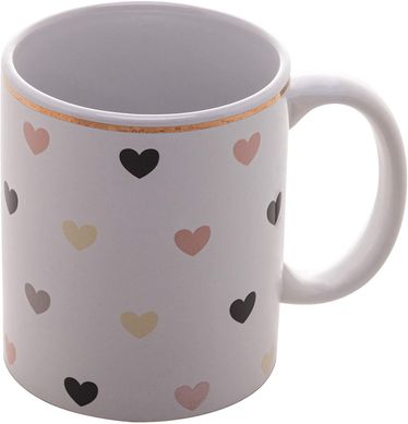 Caneca de Porcelana Color Hearts 350ml Lyor