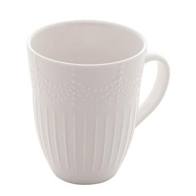 Caneca de Porcelana New Bone Chandelier Branca 340ml Lyor