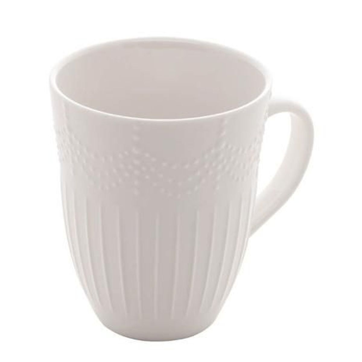 Caneca de Porcelana New Bone Chandelier Branca 340ml Lyor, marca Lyor - Foto Principal