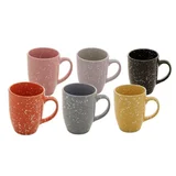 Caneca Cerâmica Flocos Sortida 295ml Lyor