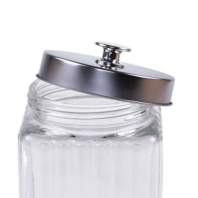 Porta Mantimento Vidro com Tampa de Metal 2,3L Lyor
