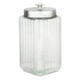 Porta Mantimento Vidro com Tampa de Metal 1,2L Lyor