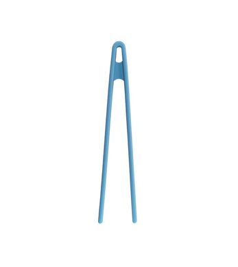 Pincel de Silicone Duplo Pequeno Azul Oikos