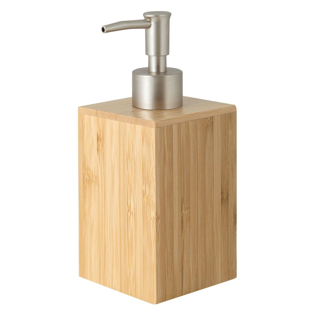 Just Home Collection - Porta Sabonete Líquido em Bambu Woody Natural Just Home Collection