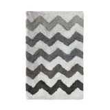 Kit 2 Pisos Banho Venice Preto 40cm Just Home Collection