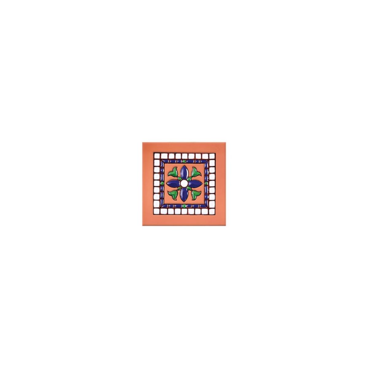 Tozeto Decorado 100701 11,5X11,5, marca Eurogres - Foto Principal