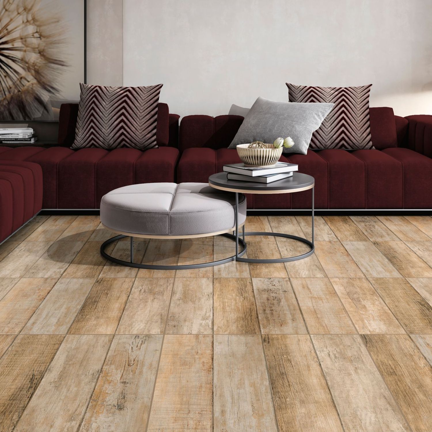 Piso Laminum Mix Plus Retificado 61x61 Caixa 2,23m² Cecafi | Sodimac