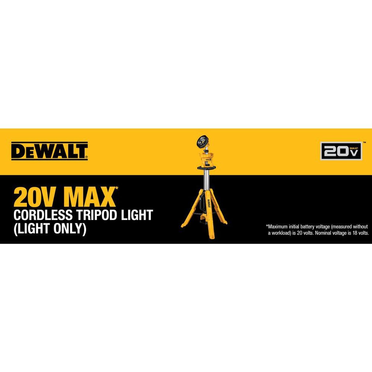 Torre de Iluminação 20V Max sem Bateria e sem Carregador Dewalt, marca Dewalt - Foto Principal
