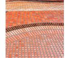 Lajota Eurogres 11,5X24 Terracota Corrugada
