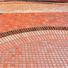 Lajota Eurogres 11,5X24 Terracota Corrugada