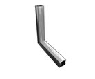 Conector Parede Perfil Sobr Fino Preto