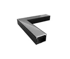 Conector Teto  Perfil Sobr Largo Preto