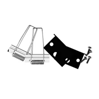 Kit Fixação Perfil de Embutir Largo