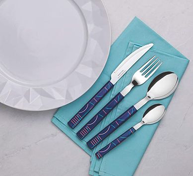 Talher Inox Bliss Azul