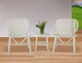 Conjunto Sacada Brujas 3 Peças Taupe Just Home Collection