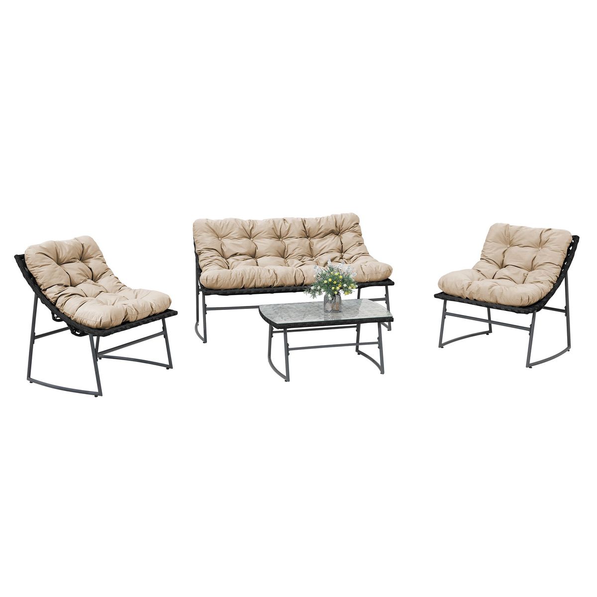 Conjunto Estar 4 Lugares Florencia Just Home Collection, marca  - Foto Principal