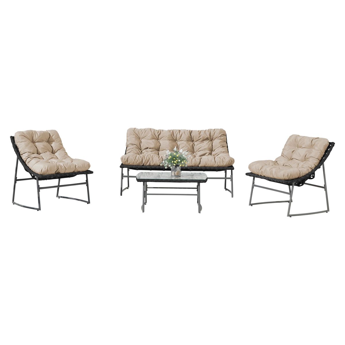 Conjunto Estar 4 Lugares Florencia Just Home Collection, marca  - Foto 2