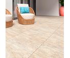 Piso Cerâmico Rústico RU 875002 75,5x75,5cm Stone Bege Caixa 2,28 m² Bellacer