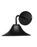Arandela Chapéu 1 E-27 Preto 60W Atiline