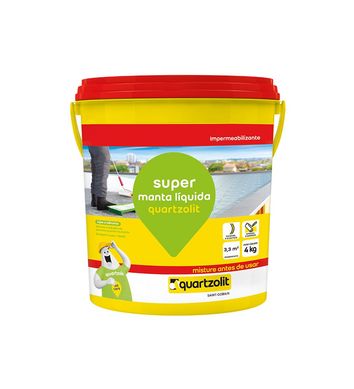 Super Manta Liquida Branca 4Kg Quartzolit