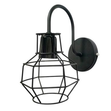 Arandela Aramado Industrial, Preto, 60W