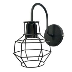 Arandela Aramado Industrial, Preto, 60W