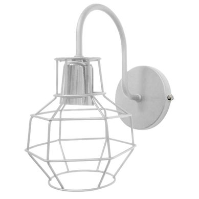 Arandela Aramado Industrial, Branco, 60W