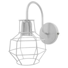 Arandela Aramado Industrial, Branco, 60W