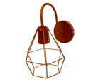 Arandela Aramado Diamante, Cobre, 60W