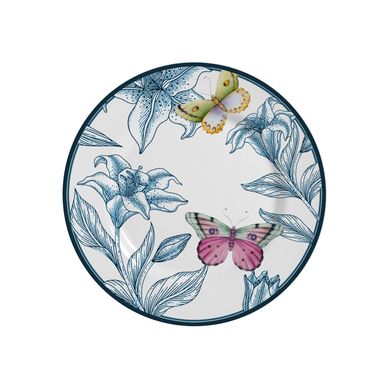 Prato Sobremesa Blue Garden 19,5cm Alleanza