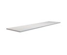 Prateleira de Madeira MDP Branca Com Suporte Invisivel 100x30cm Multivisão