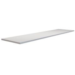 Prateleira de Madeira MDP Branca Com Suporte Invisivel 100x30cm Multivisão
