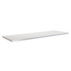 Prateleira de Madeira MDP Branca Com Suporte Invisivel 80x30x1,5cm Multivisão