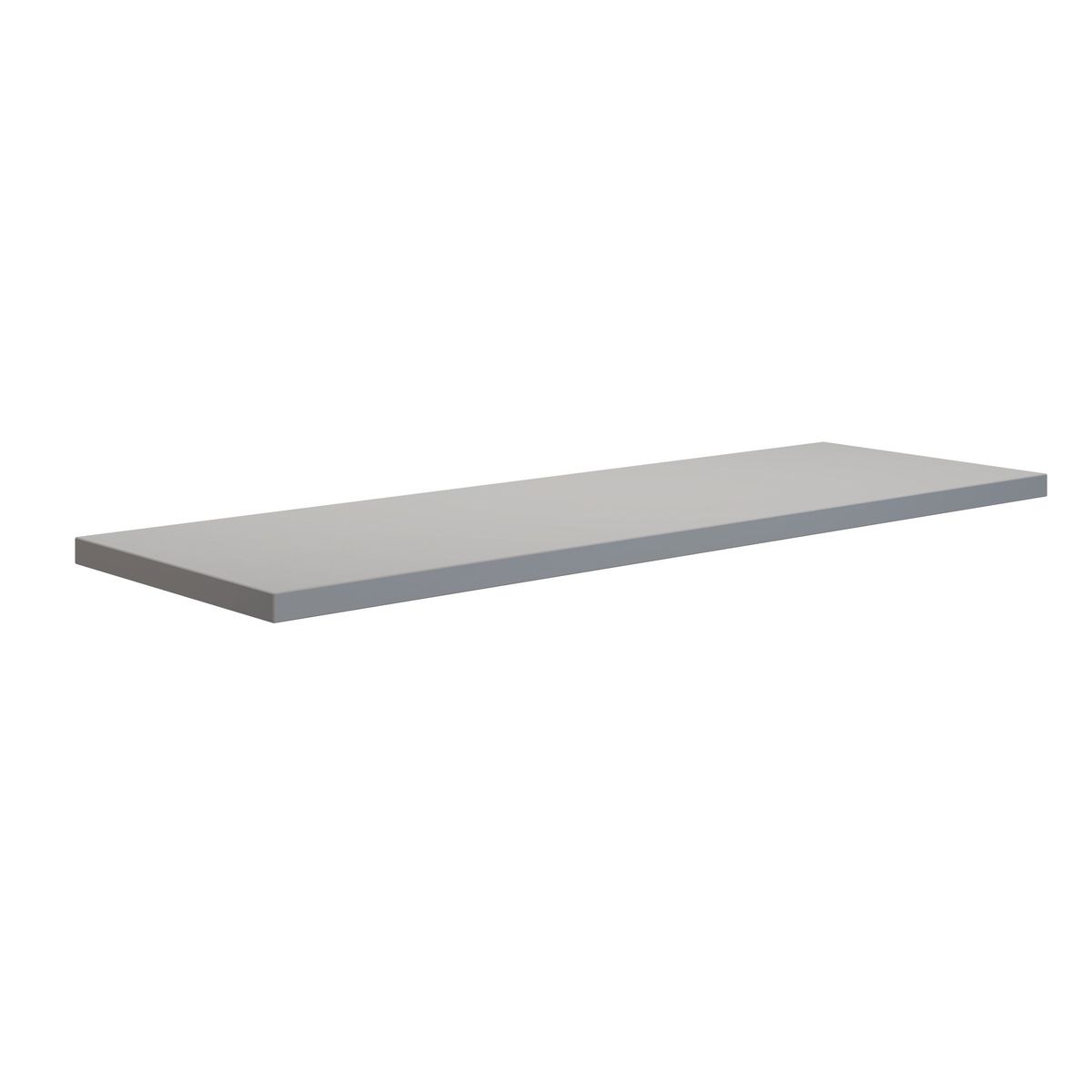 Prateleira de Madeira MDP Branca Com Suporte Invisivel 100x20x1,5cm Multivisão, marca Multivisão - Foto Principal