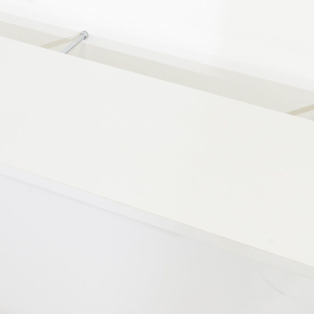 Prateleira de Madeira MDP Branca Com Suporte Invisivel 100x20x1,5cm Multivisão, marca Multivisão - Foto 2