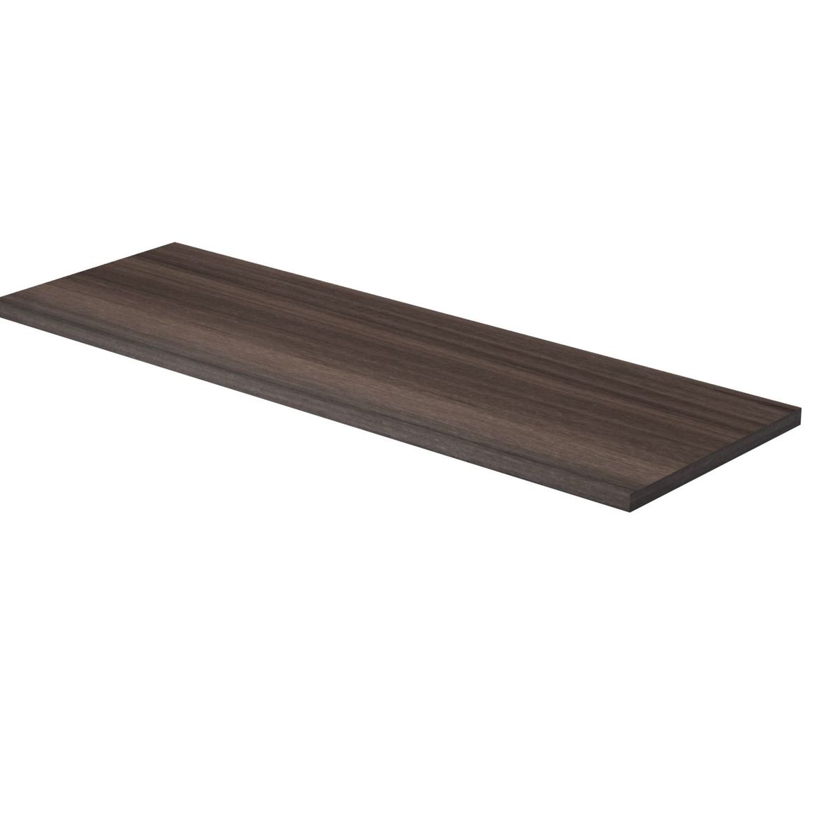 Prateleira com Suporte 30X80X1,5 Nogueira, marca Multivisão - Foto 2