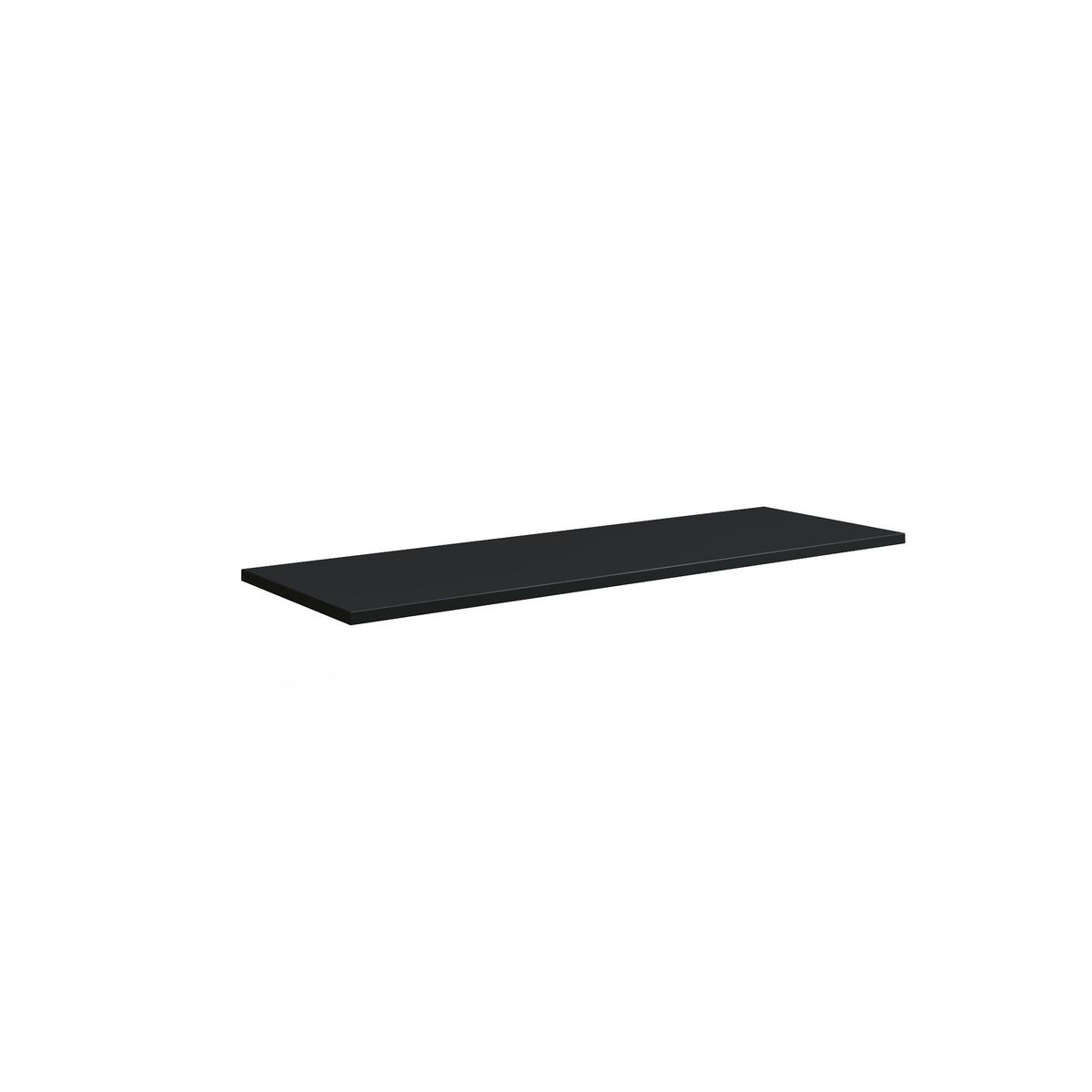 Prateleira de Madeira MDP Preta 80x30x1,5cm Multivisão, marca Multivisão - Foto Principal