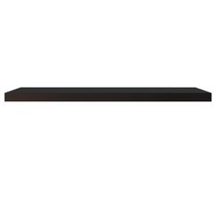 Prateleira de Madeira MDP Preta Com Suporte Invisivel 60x20X2,5cm Multivisão