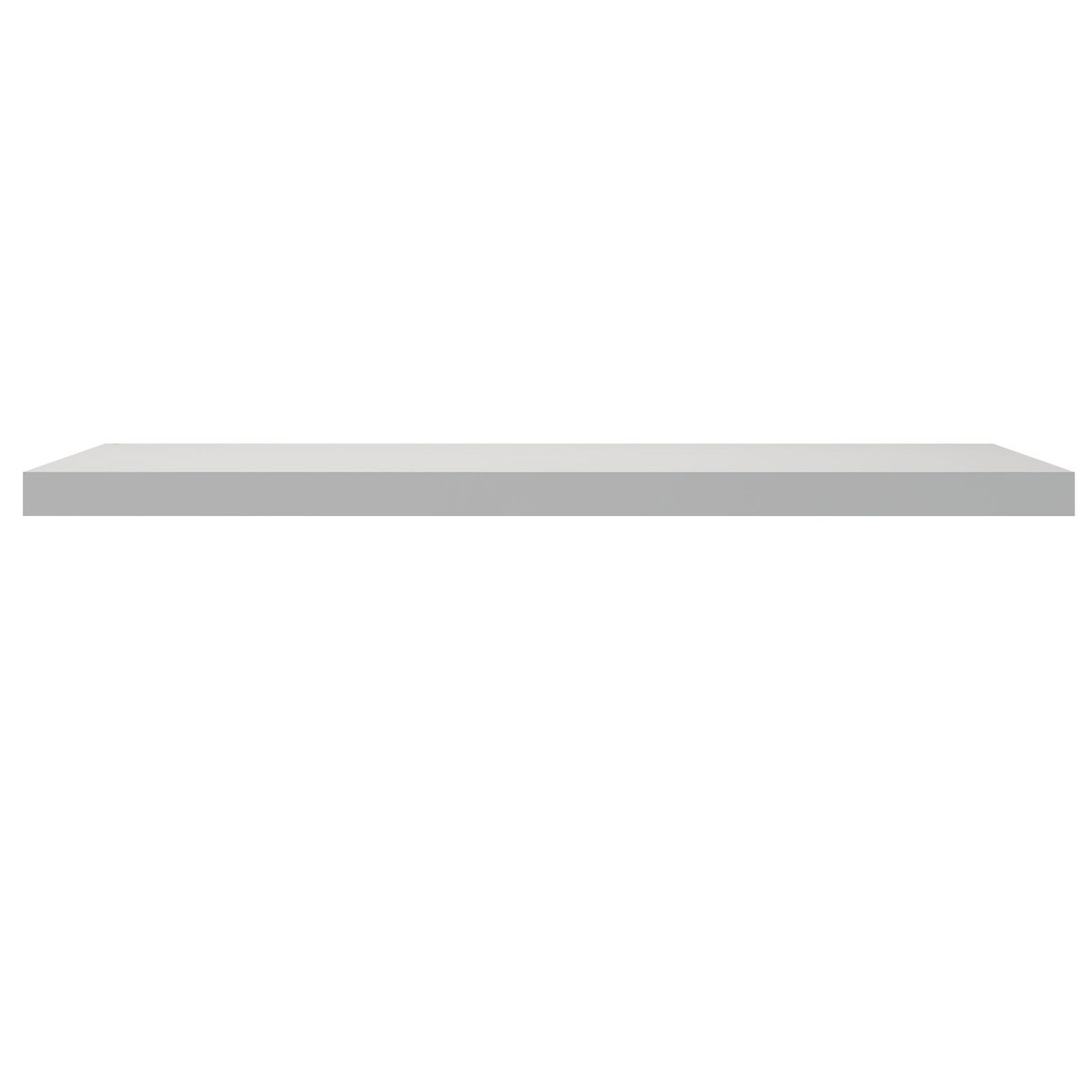 Prateleira de Madeira MDP Branca Com Suporte Invisivel 60x20X2,5cm Multivisão, marca Multivisão - Foto Principal