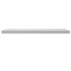 Prateleira de Madeira MDP Branca Com Suporte Invisivel 60x20X2,5cm Multivisão